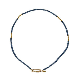 Edelstenen Ketting met Draaislot blue jade