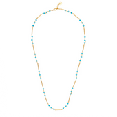 Retro Ketting Goud Aqua