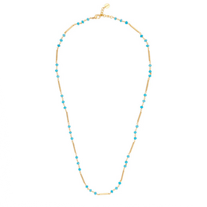 Retro Necklace With Gold Tubes