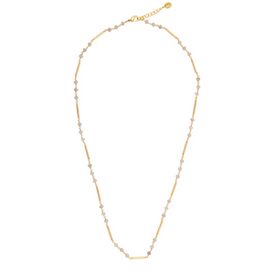 Retro Necklace With Gold Tubes