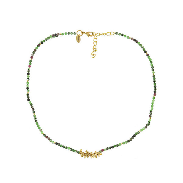 Necklace With Brass Details