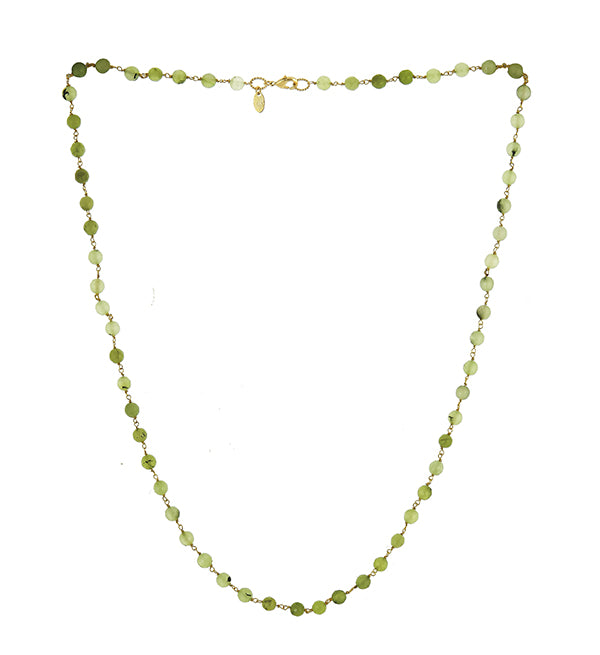 Groene Jade Edelsteen Ketting