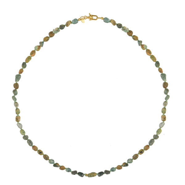 Hand Knotted Gemstone Necklace