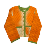 Uniek Kantha Jasje Oranje