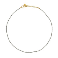 Pyriet zilver kettingen edelsteen