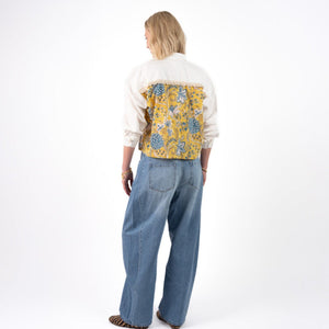 Rania Poplin Blouse Geel