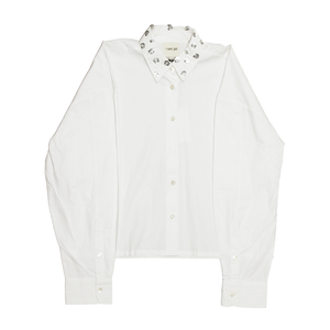 Rania Poplin Blouse Pailletten