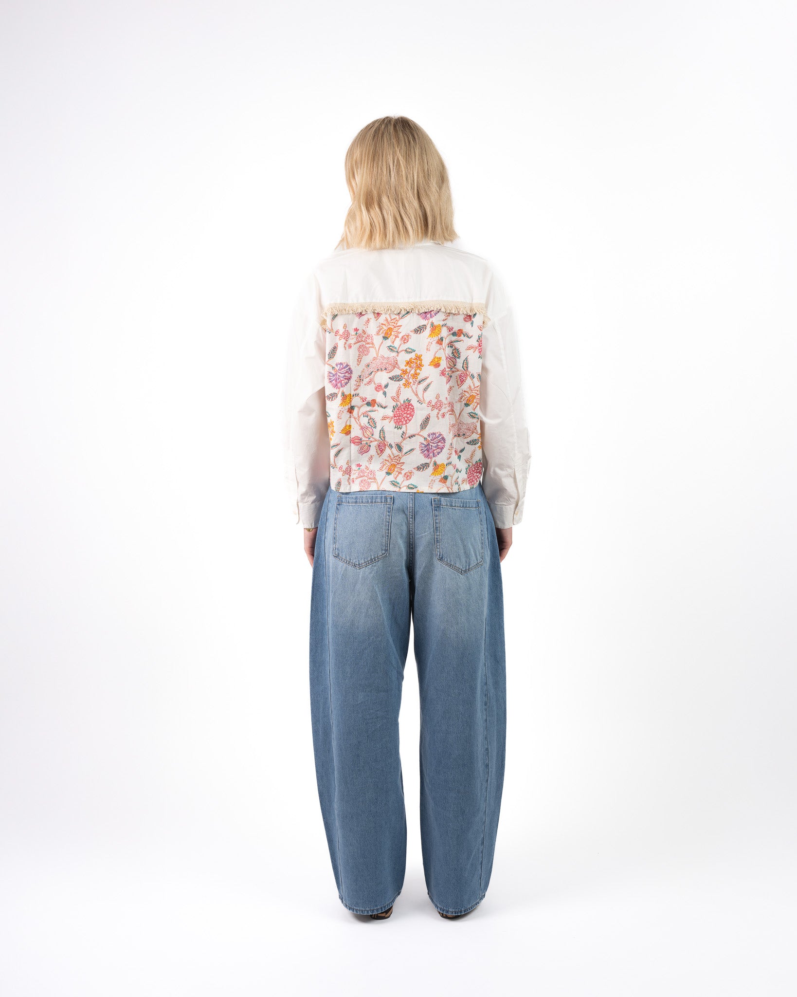Rania Poplin Blouse Wit