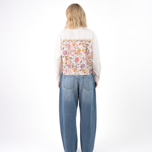 Rania Poplin Blouse Wit