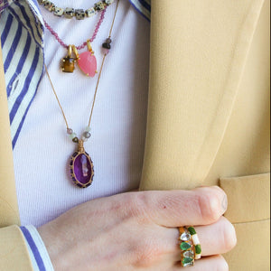 Ring Groen Aqua Onyx