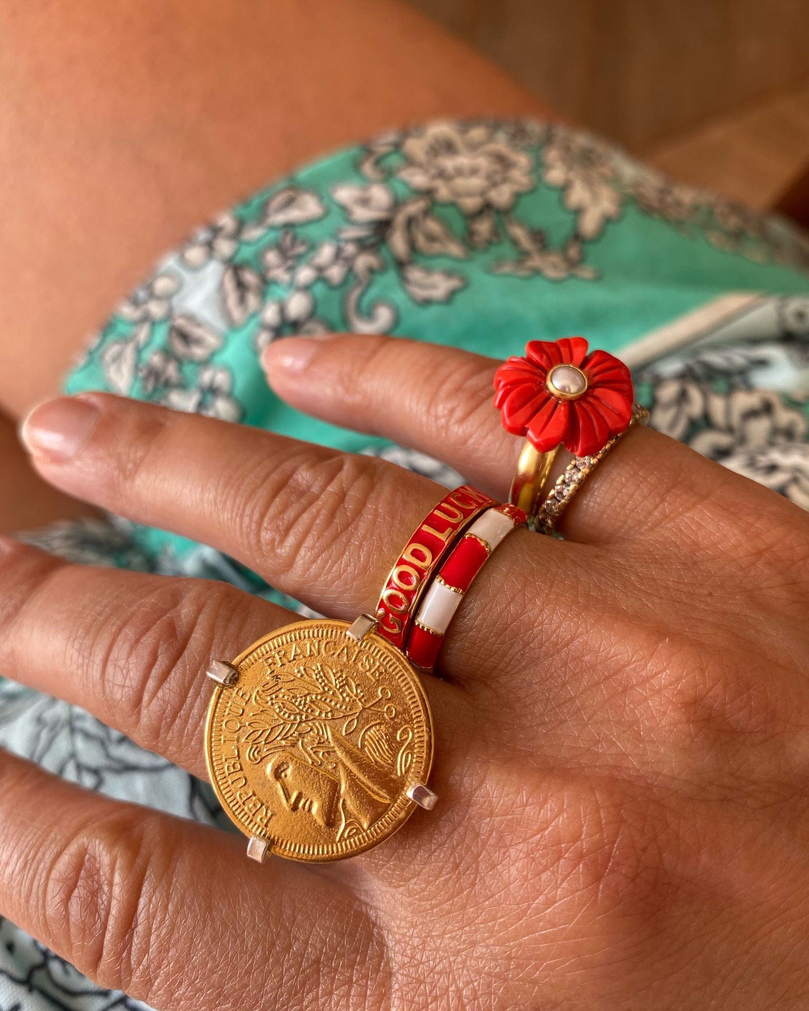 Ringen met koraal