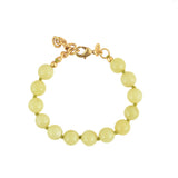 Ronde Edelstenen Armband Groene Jade