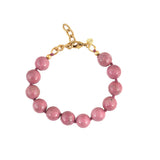 Ronde Edelstenen Armband Roze Aventurijn