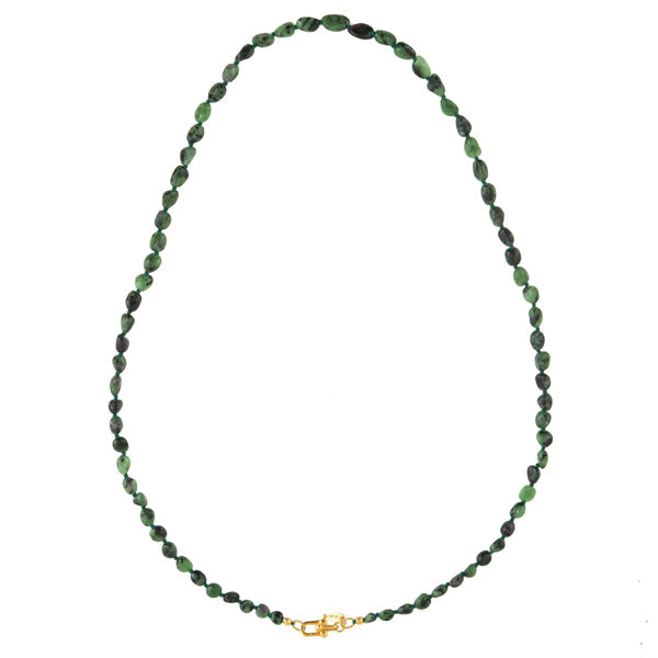 Ruby Zoisiet handgeknoopte ketting