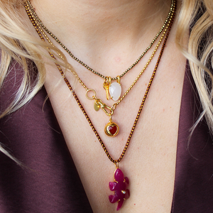 pyriet ketting zilver