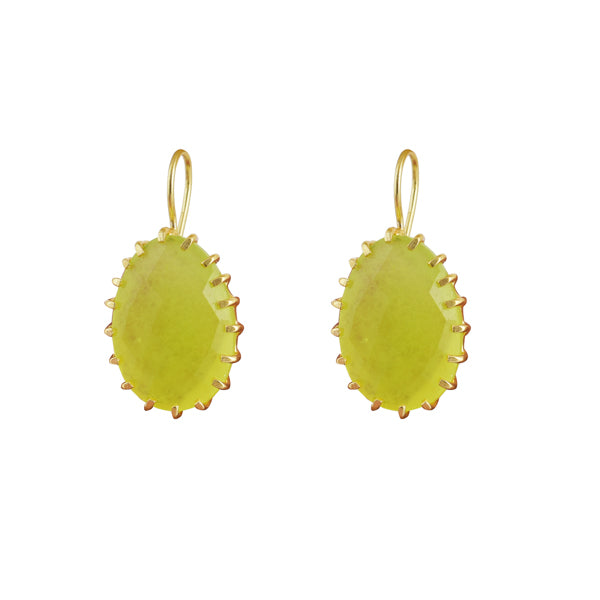 Gemstone Drop Earrings 