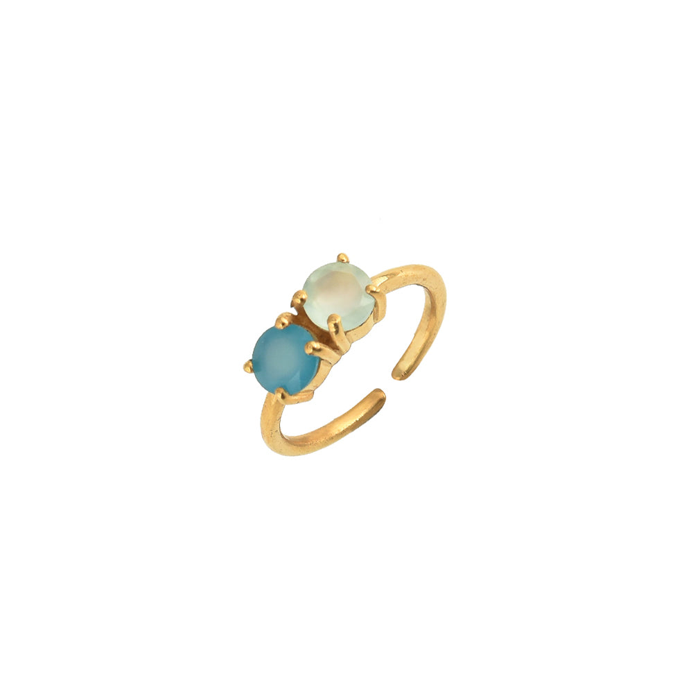 Gouden Multi Jade Ring