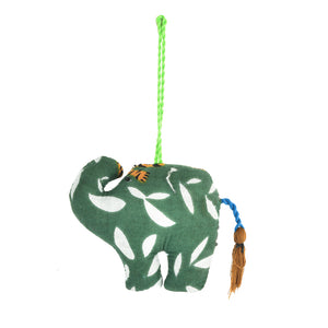 Stoffen Decoratie Olifant Groen