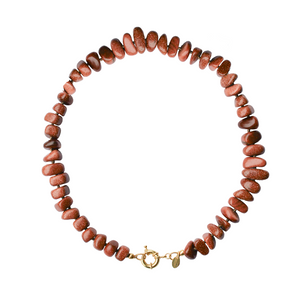 Sunstone_ketting met rond slot