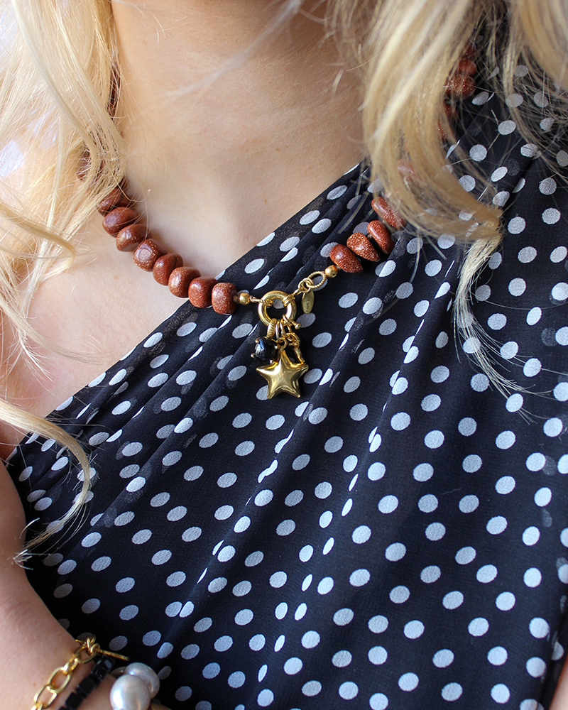 Sunstone_ketting met rond slot