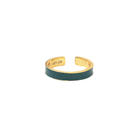 Teal Emaille Ring