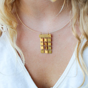 Unieke Bedel Bangle Ketting Goud