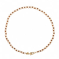 Witte Aventurijn Edelstenen Donut Ketting