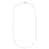 Zilveren Koord Ketting Met Slotje