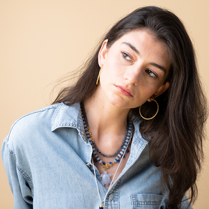 Jade_Edelstenen_Ketting_Met_Slot_Blauwe_Jade_Edelstenen_Donut_Ketting_Chalcedoon_schildpad_bedel_blauwe_onyx_tand_bedel