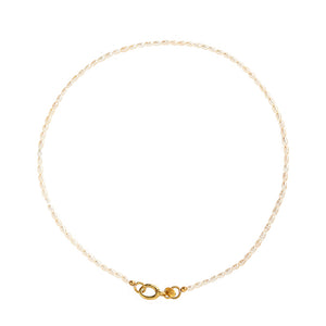 Zoetwaterparel ketting