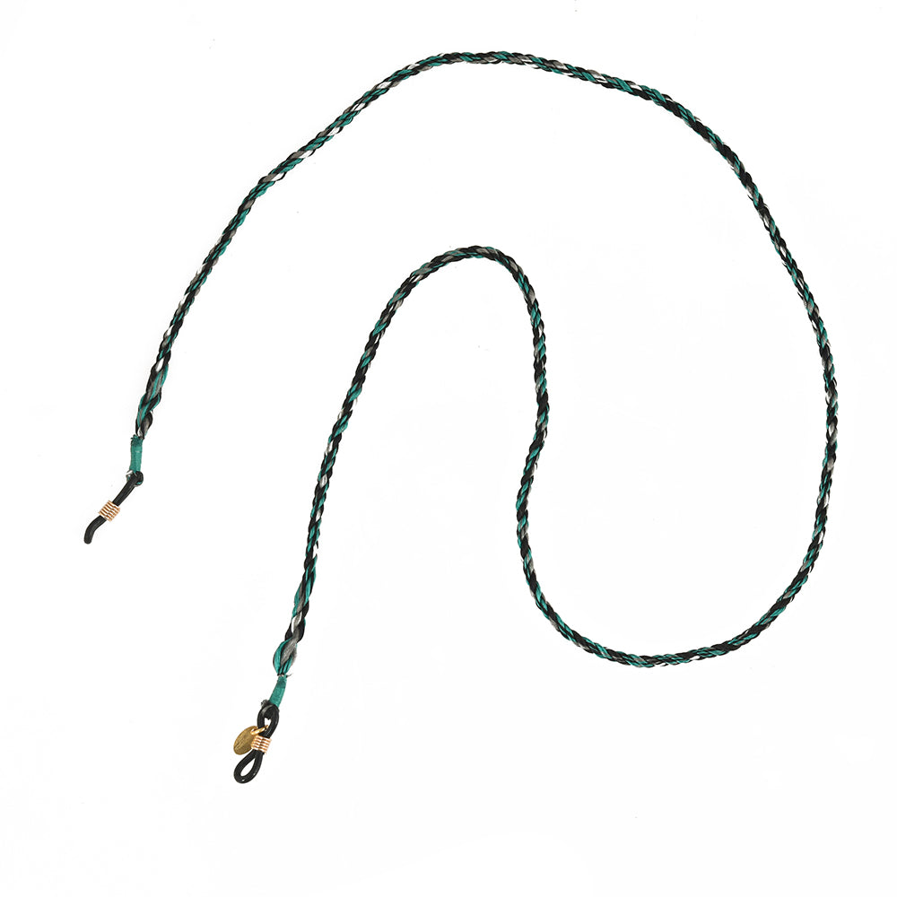 Zonnebrilkoordje groen zwart