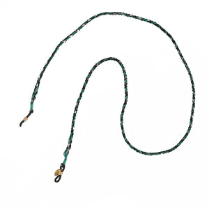 Zonnebrilkoordje groen zwart