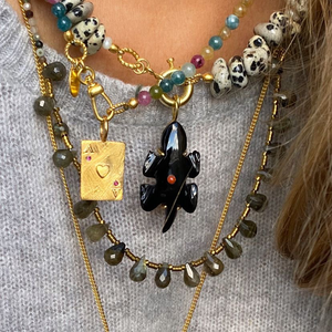 Zwarte Onyx Salamander Bedel