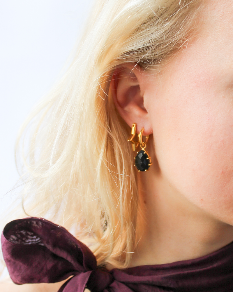 ster oorbellen creolen