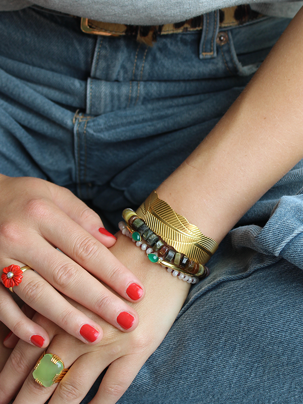 Veer Gouden Bangle Armband