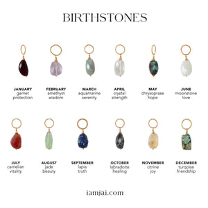 Birthstone Necklace August Jade