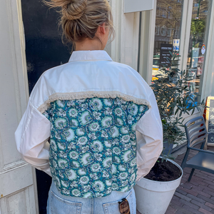 Rania Poplin Blouse Groen