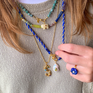 blauwe kettingen lapis 