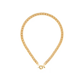 Brede Gourmet Ketting Goud