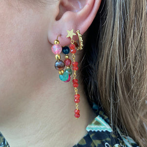 Lovely Arti Stone Earring Star Studs