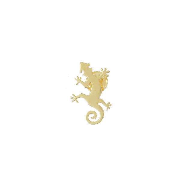 Gouden Gekko Broche