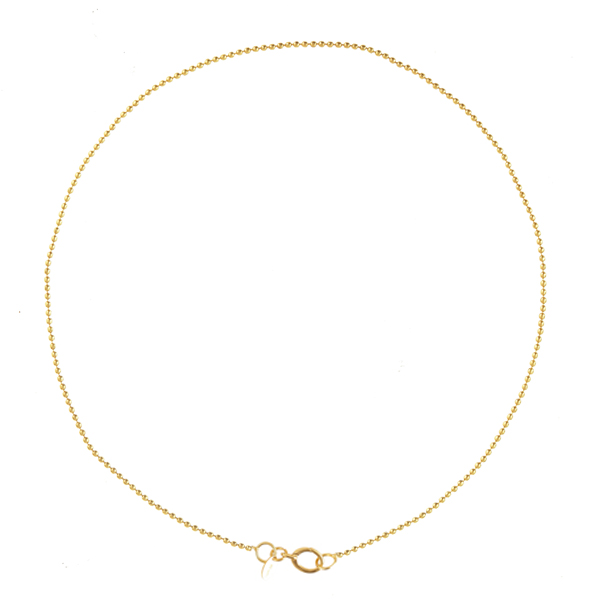 gouden balletjes ketting lang