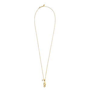 Gouden Ketting Hand Bedel lang