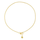 Gouden Ketting Zon bedel Set