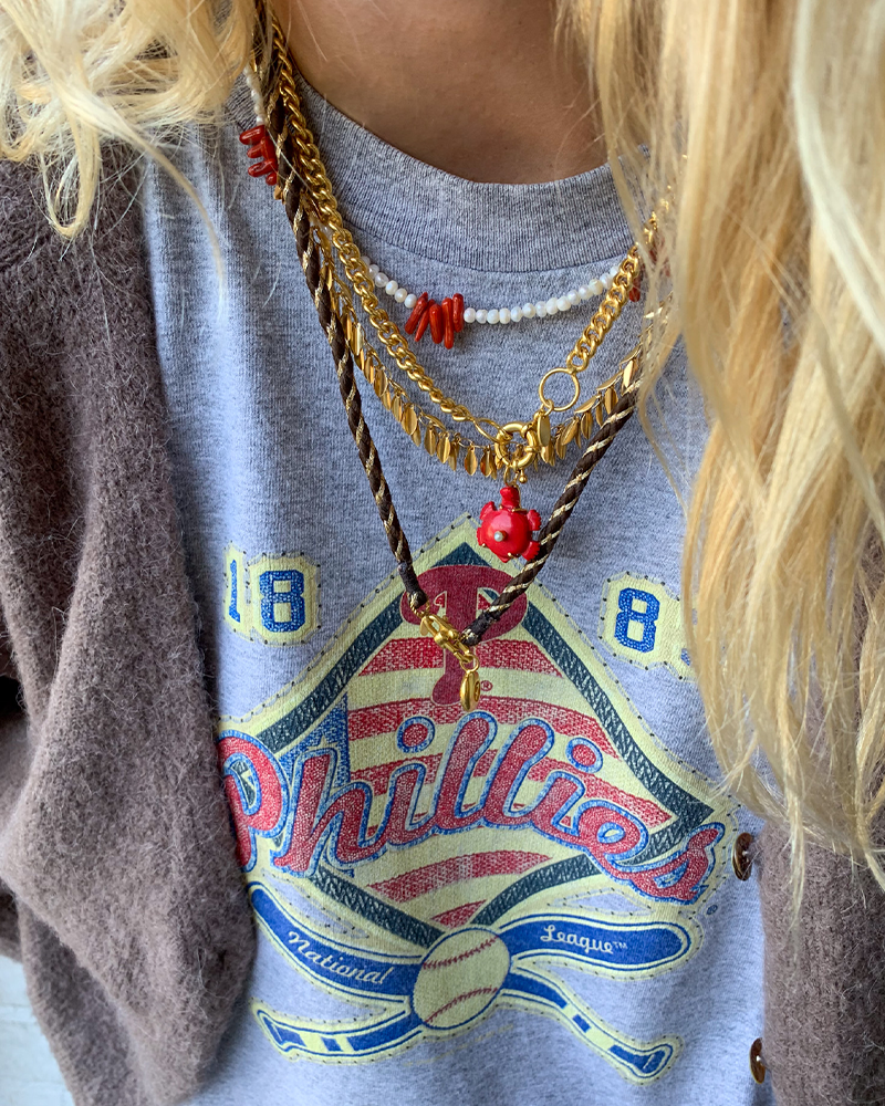 parel ketting koraal