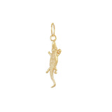 gouden mini krokodil