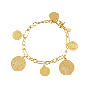 Gouden Munten Armband