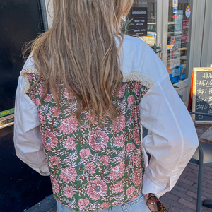 Rania Poplin Blouse Roze
