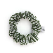Groene Scrunchie Streep Stof