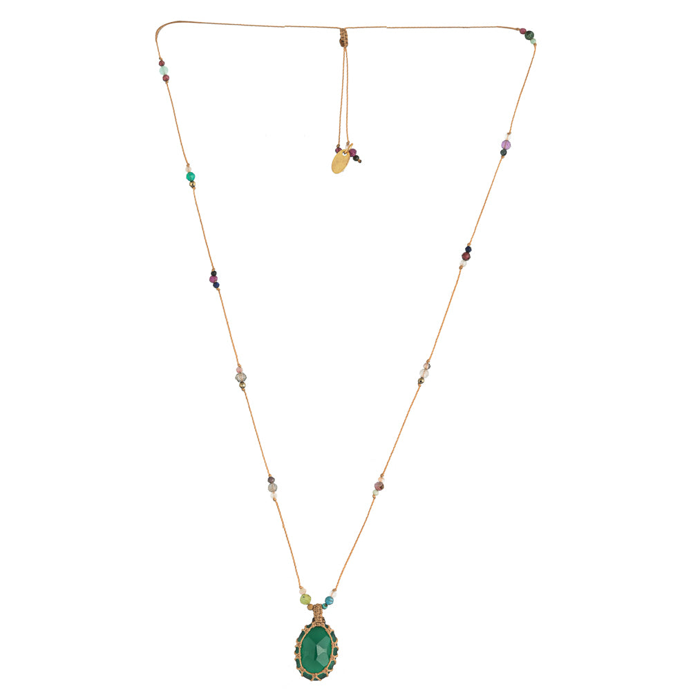 handgeknoopte_edelstenen_ketting_groene_onyx_hanger